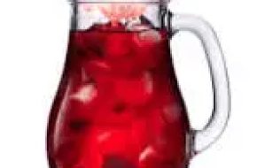 Fresh  sobolo and ginger drink